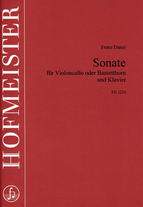Sonate fur Violoncello oder Bassethorn und Klavier