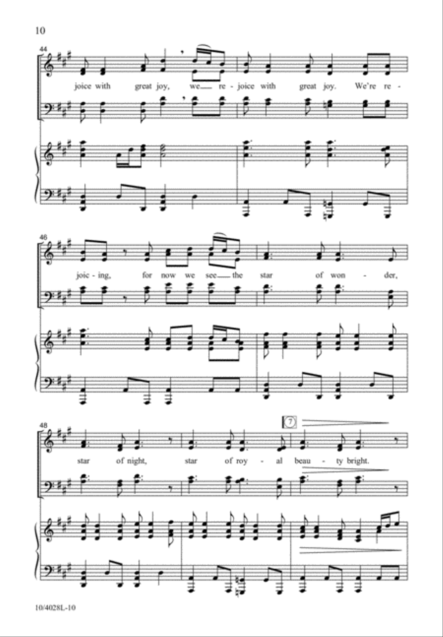 Seeking the King Seeking the King 4-Part scores gallery preview page 11