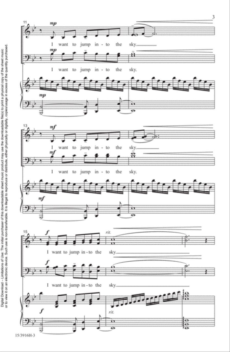 Fly 4-Part scores gallery preview page 3