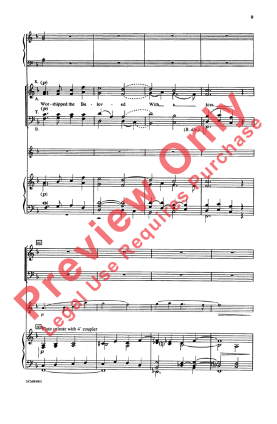 What Can I Give Him? 4-Part scores gallery preview page 9