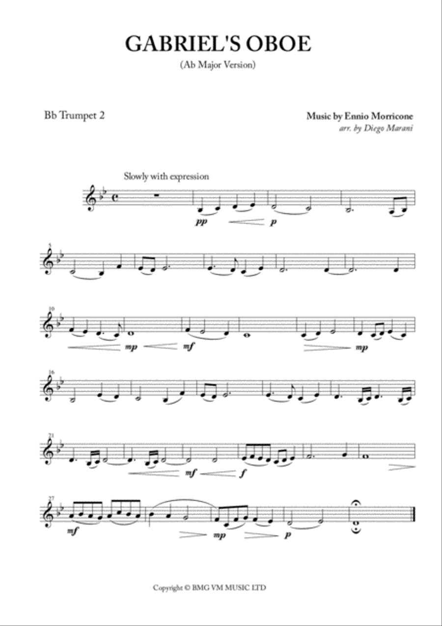 Gabriel's Oboe Brass Ensemble scores gallery preview page 4