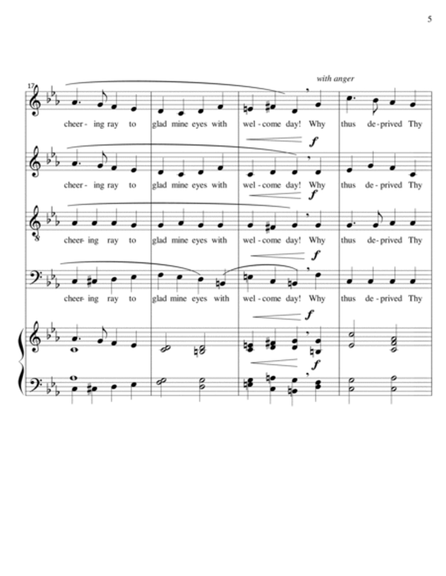 Total Eclipse - SATB choir and piano image number null