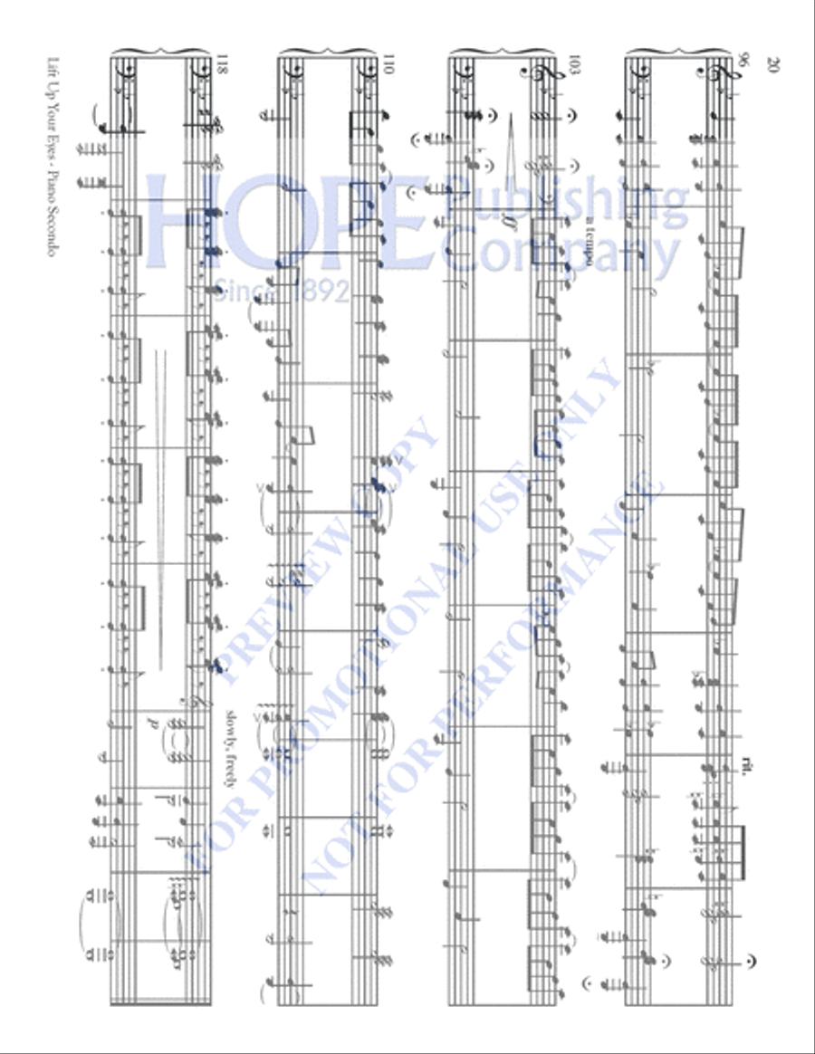 The Promise of Light Choir scores gallery preview page 21