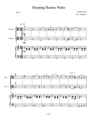 Sleeping Beauty Waltz (Viola Duet with Piano Accompaniment)