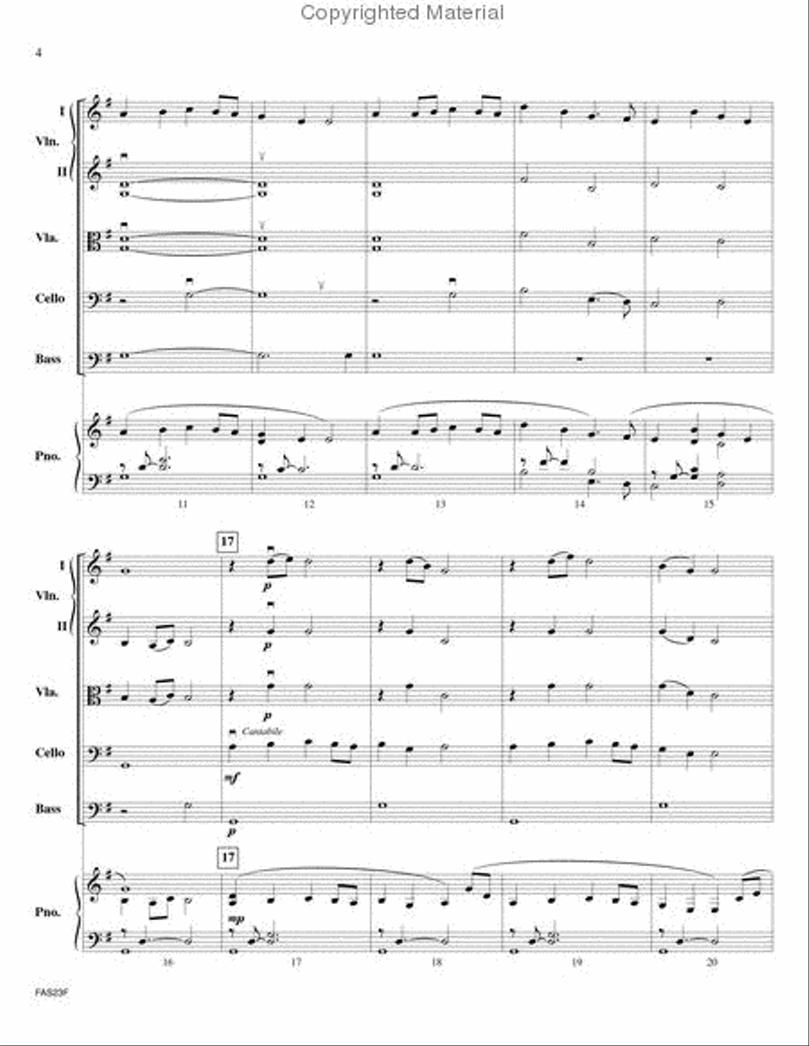 Golden Fields String Orchestra scores gallery preview page 3