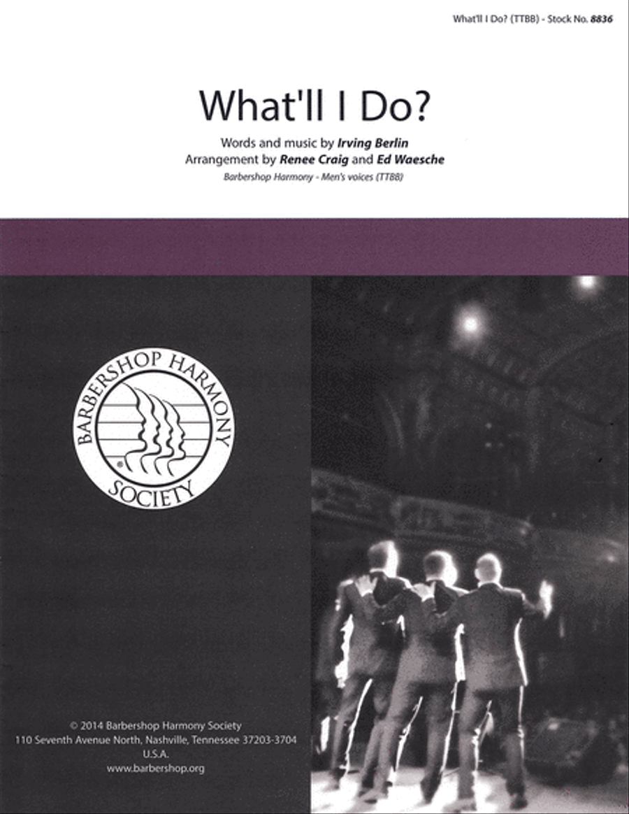 What'll I Do? TTBB scores gallery preview page 1