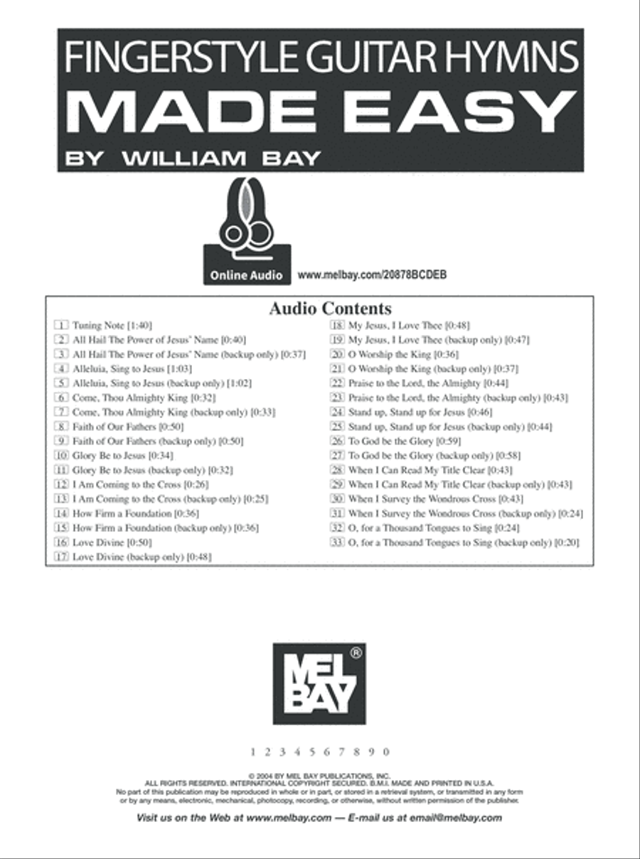 Fingerstyle Guitar Hymns Made Easy Fingerpicking Guitar scores gallery preview page 2