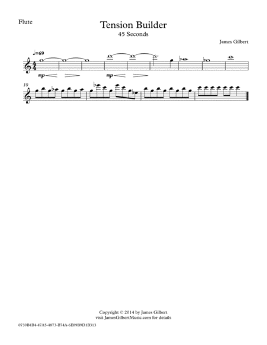 45 Second Tension Builder Full Orchestra scores gallery preview page 5