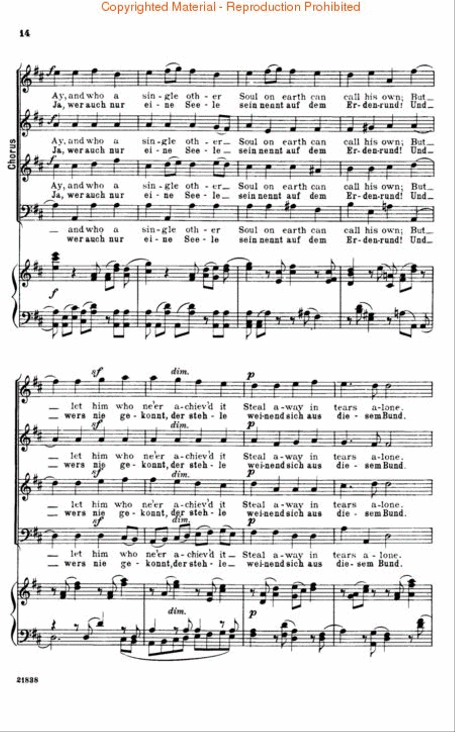 Choral Finale to the Ninth Symphony Choir scores gallery preview page 2