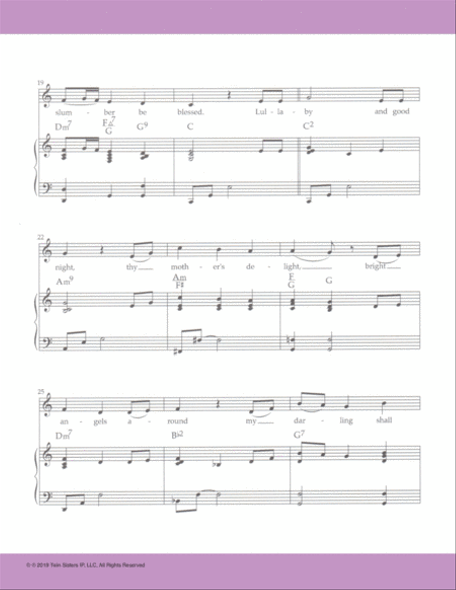 Brahm’s Lullaby Voice scores gallery preview page 3