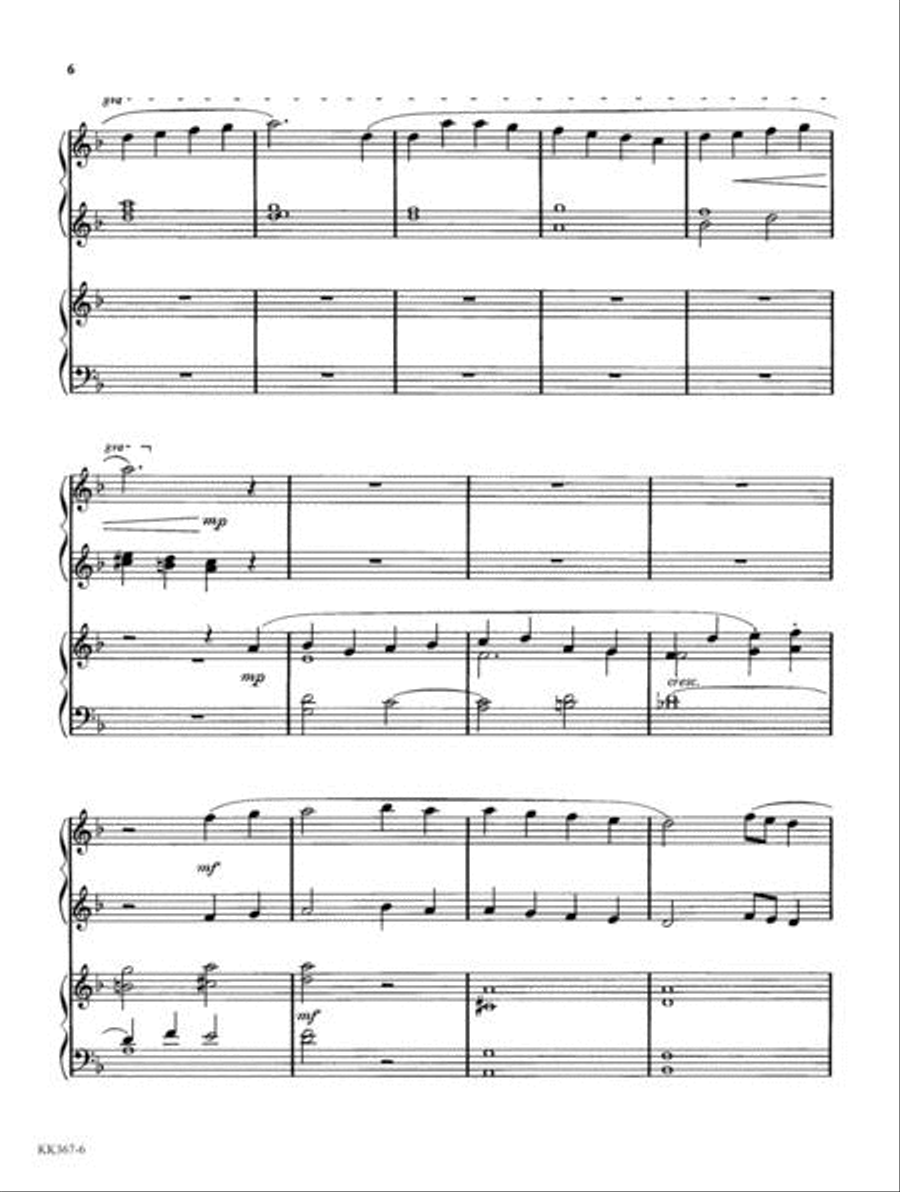 Christmas Duets for Two Pianos 2 Pianos, 4-Hands scores gallery preview page 6