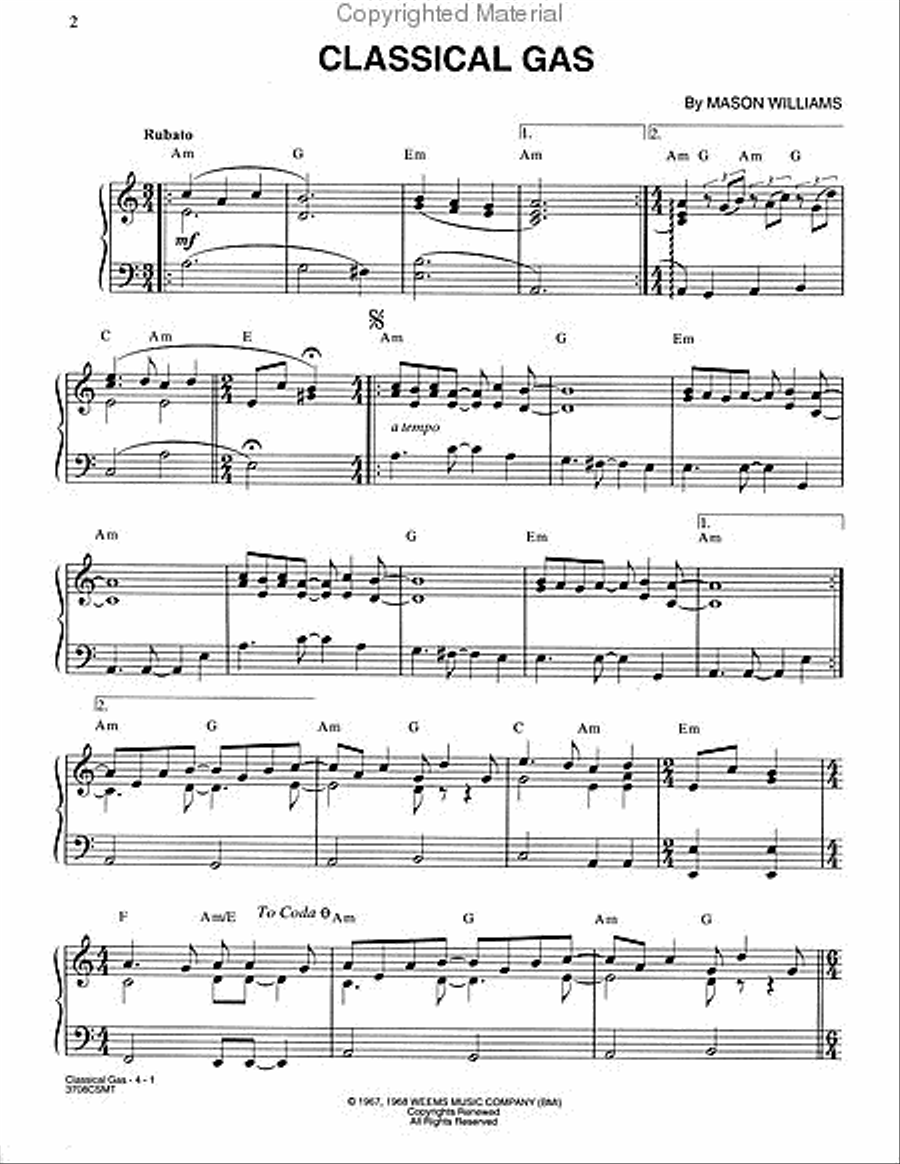 Classical gas deals ukulele