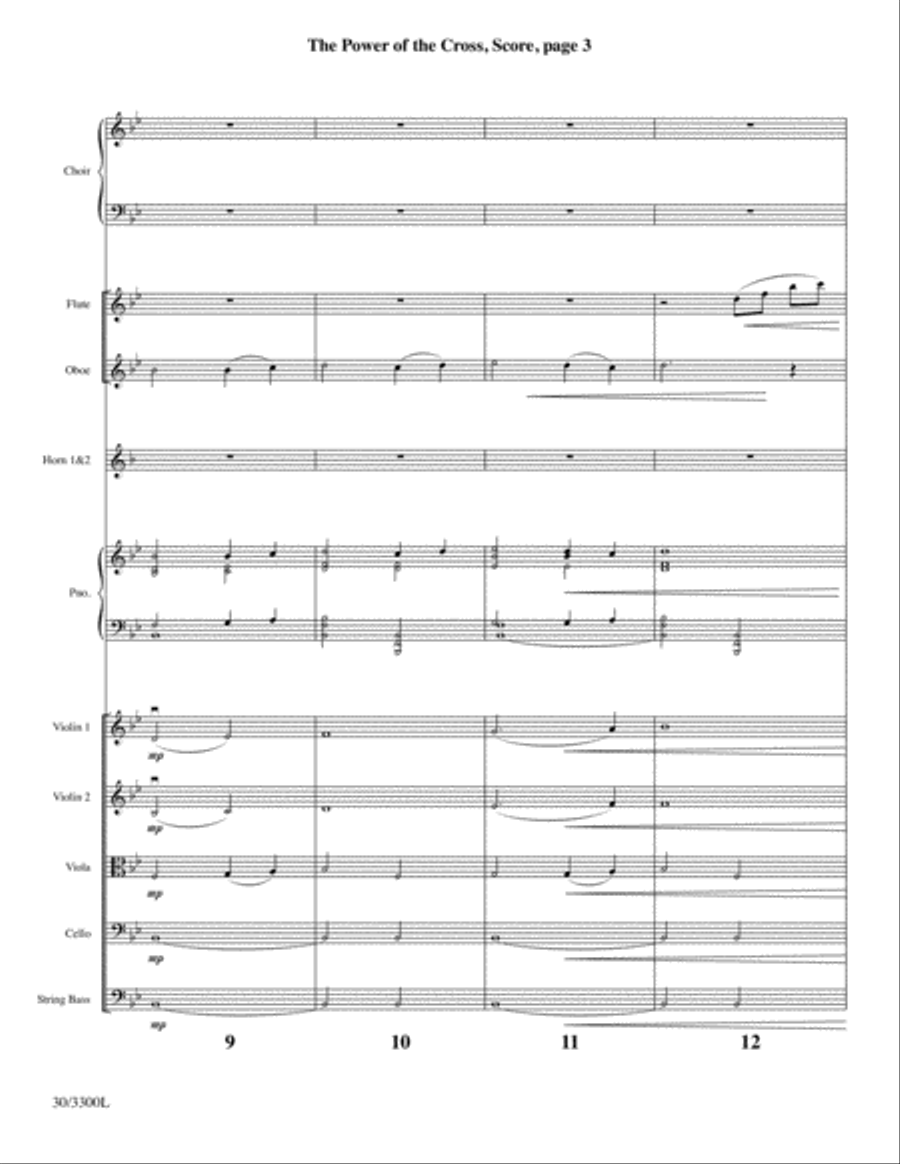 The Power of the Cross - Instrumental Ensemble Score and Parts image number null