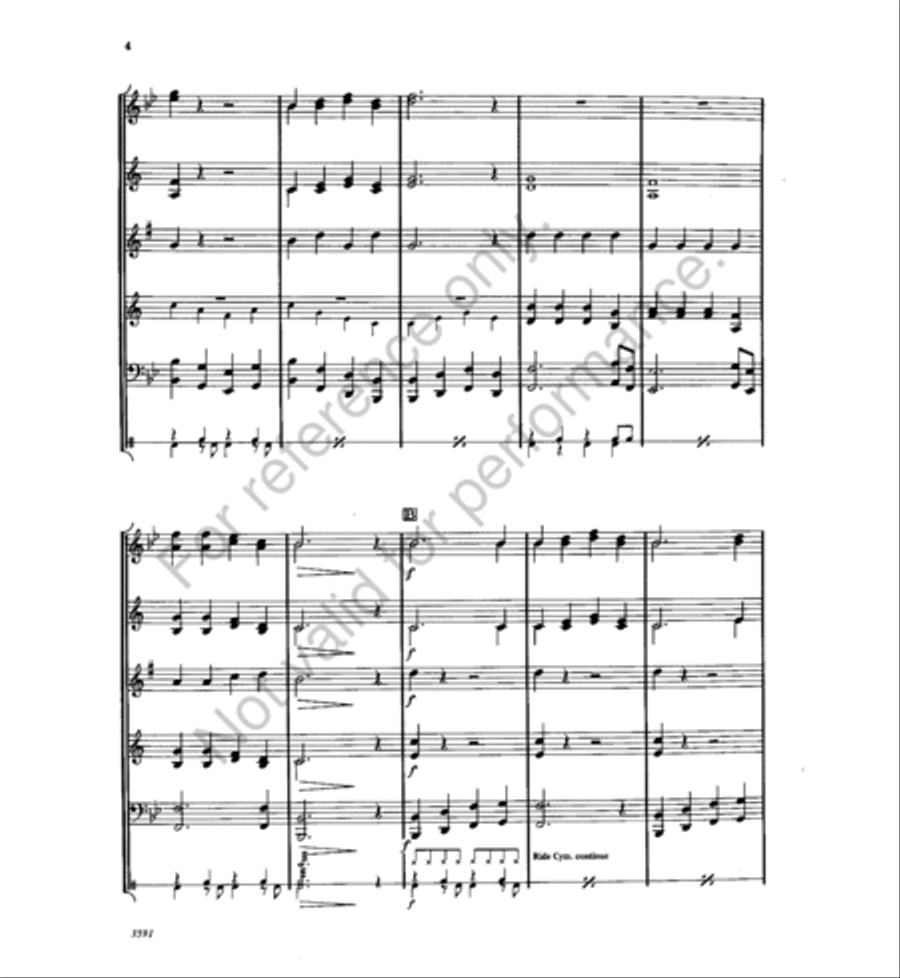Swing Street Concert Band scores gallery preview page 3