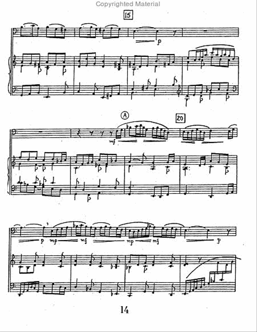 Bagatelles Euphonium scores gallery preview page 6