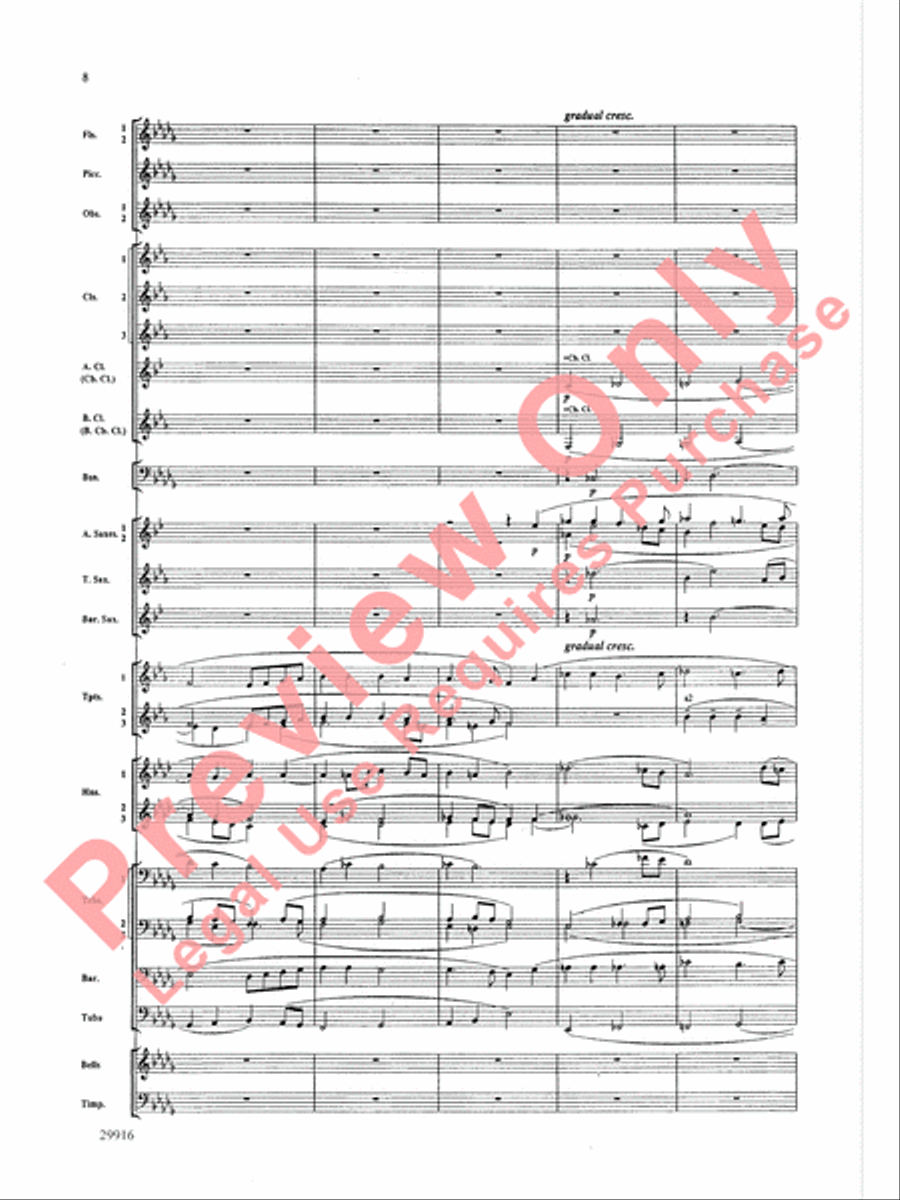 Prologue Prayer and Dream Pantomime (from the opera Hansel and Gretel) Concert Band scores gallery preview page 9