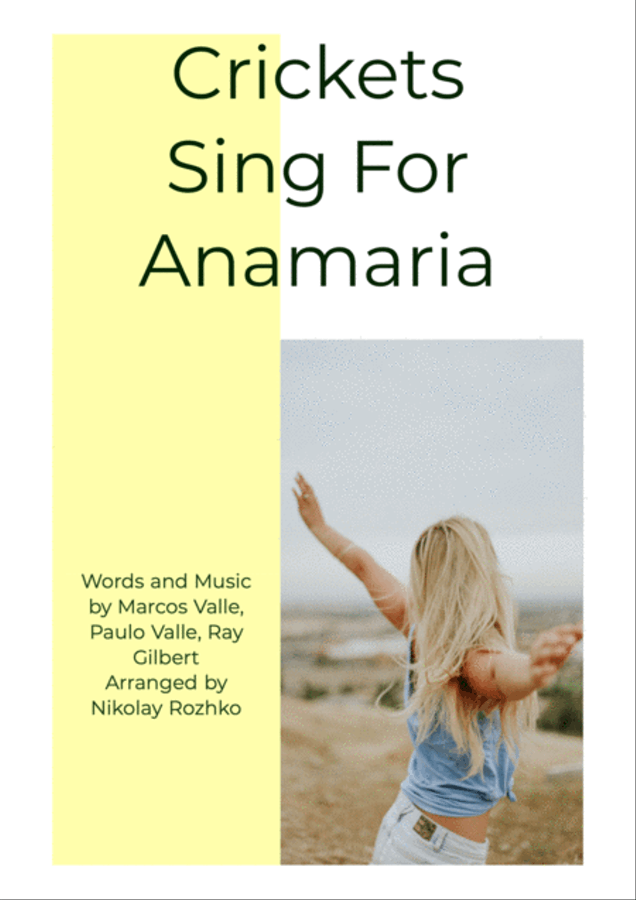 Crickets Sing For Anamaria Crickets Sing For Anamaria Large Ensemble scores gallery preview page 1