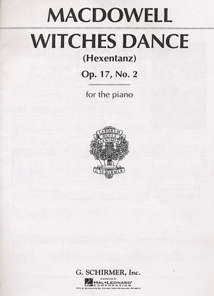 Book cover for Witches' Dance, Op. 17, No. 2