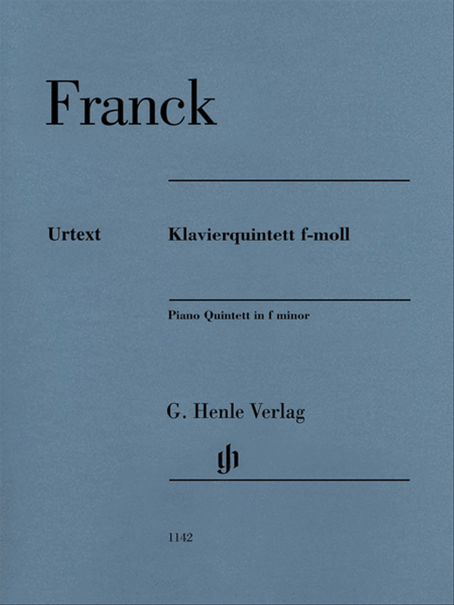 Piano Quintet in F minor Piano Quintet scores gallery preview page 1
