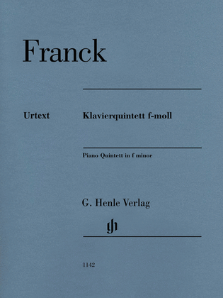 Book cover for Piano Quintet in F minor