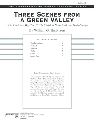 Three Scenes from a Green Valley: Score