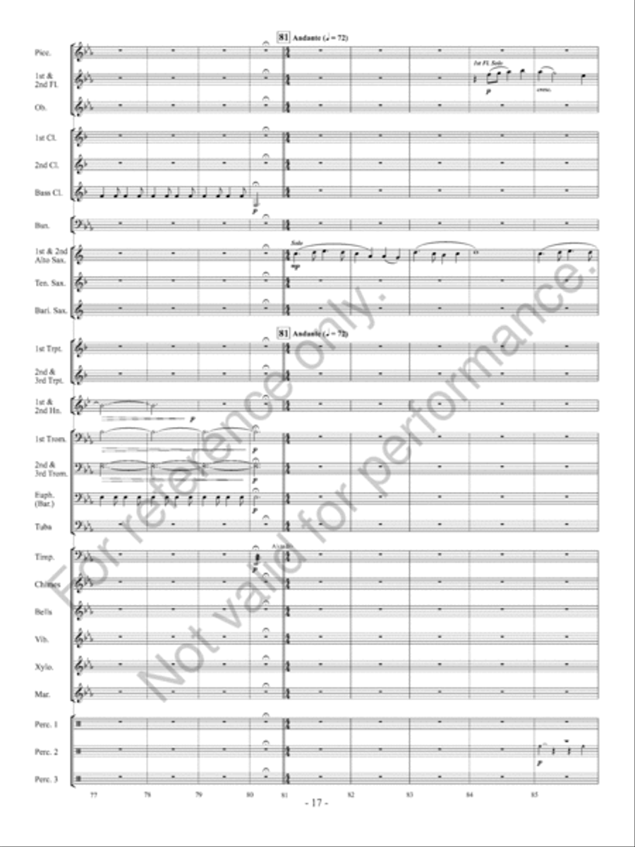 Sunscapes Sunscapes Concert Band scores gallery preview page 18