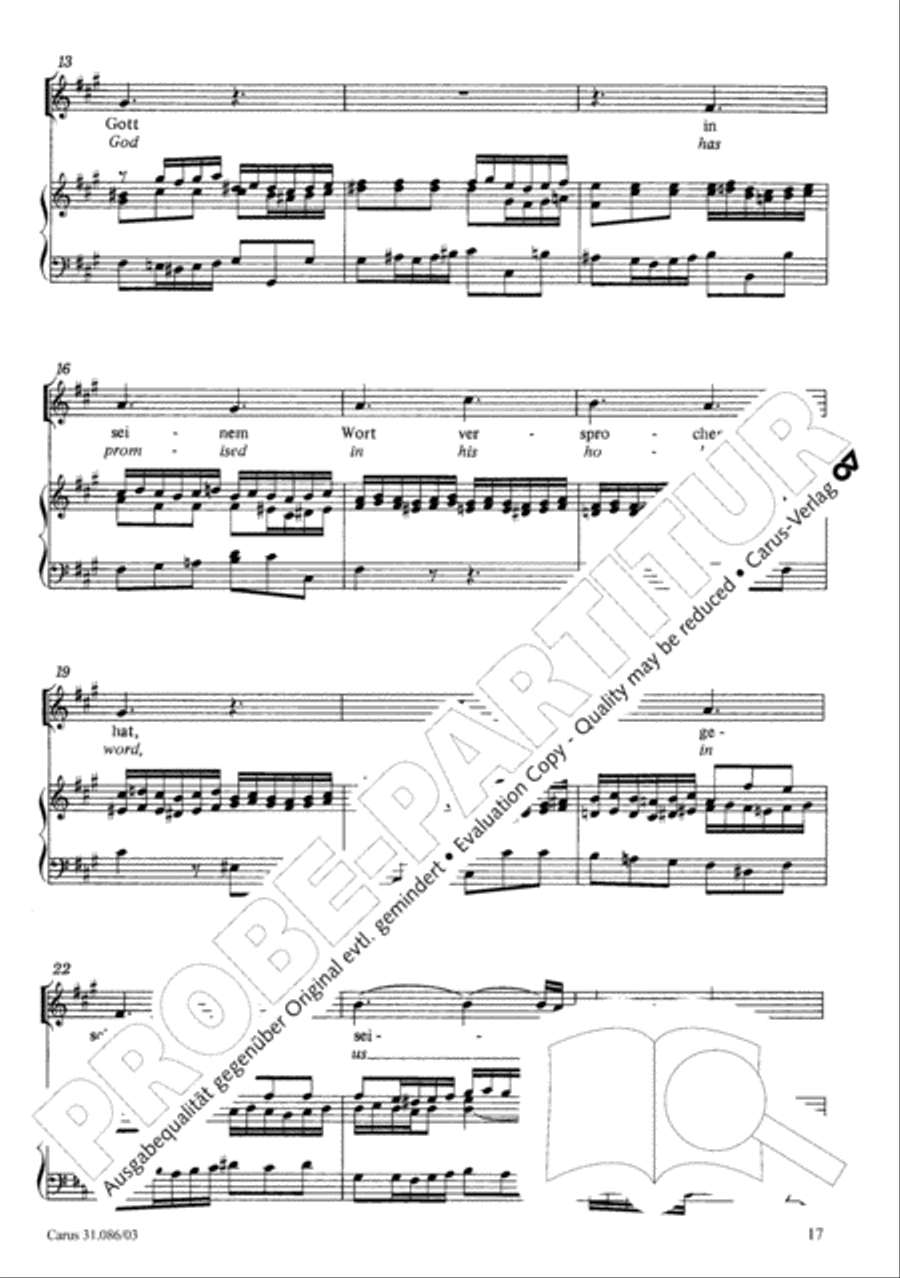 Truly, truly I say to you (Wahrlich, wahrlich, ich sage euch) 4-Part scores gallery preview page 18