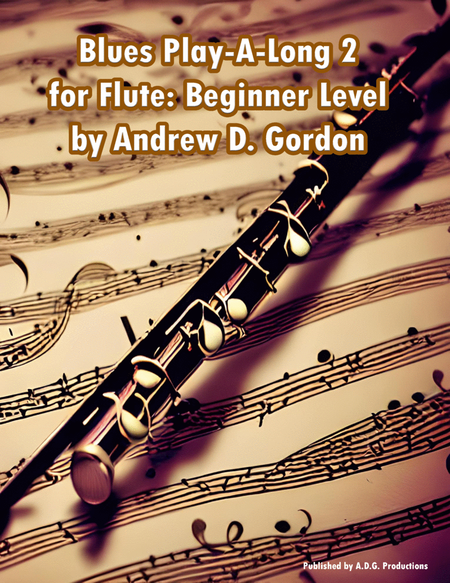 Texas Blues Shuffle Play A Long and Solos Collection for Flute Beginner Series image number null