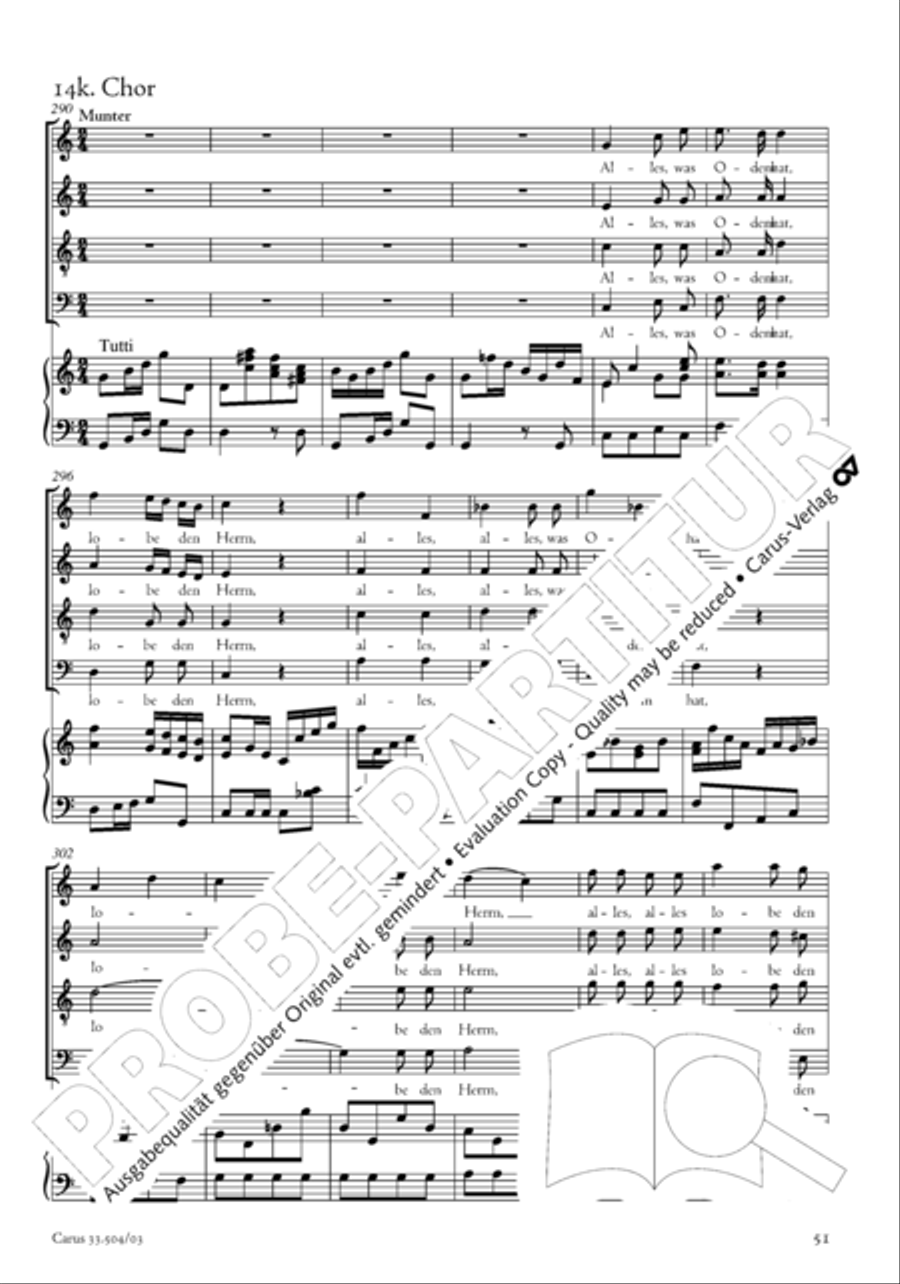Dank-Hymne der Freundschaft 4-Part scores gallery preview page 52