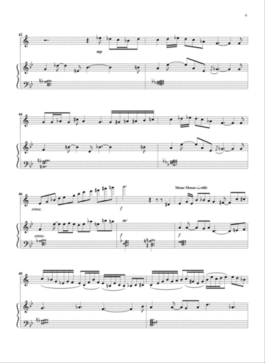 Burnin' Couches Bass Clarinet scores gallery preview page 6