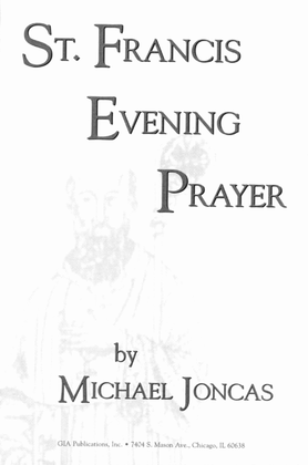 Book cover for St. Francis Evening Prayer