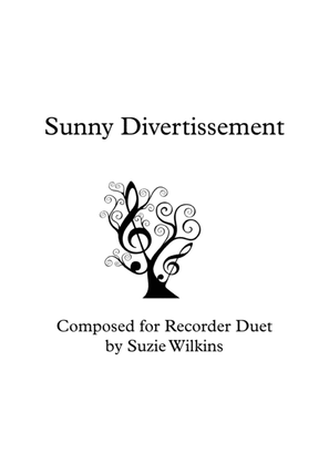 Book cover for Sunny Divertissement for SA Recorder Duet and Piano