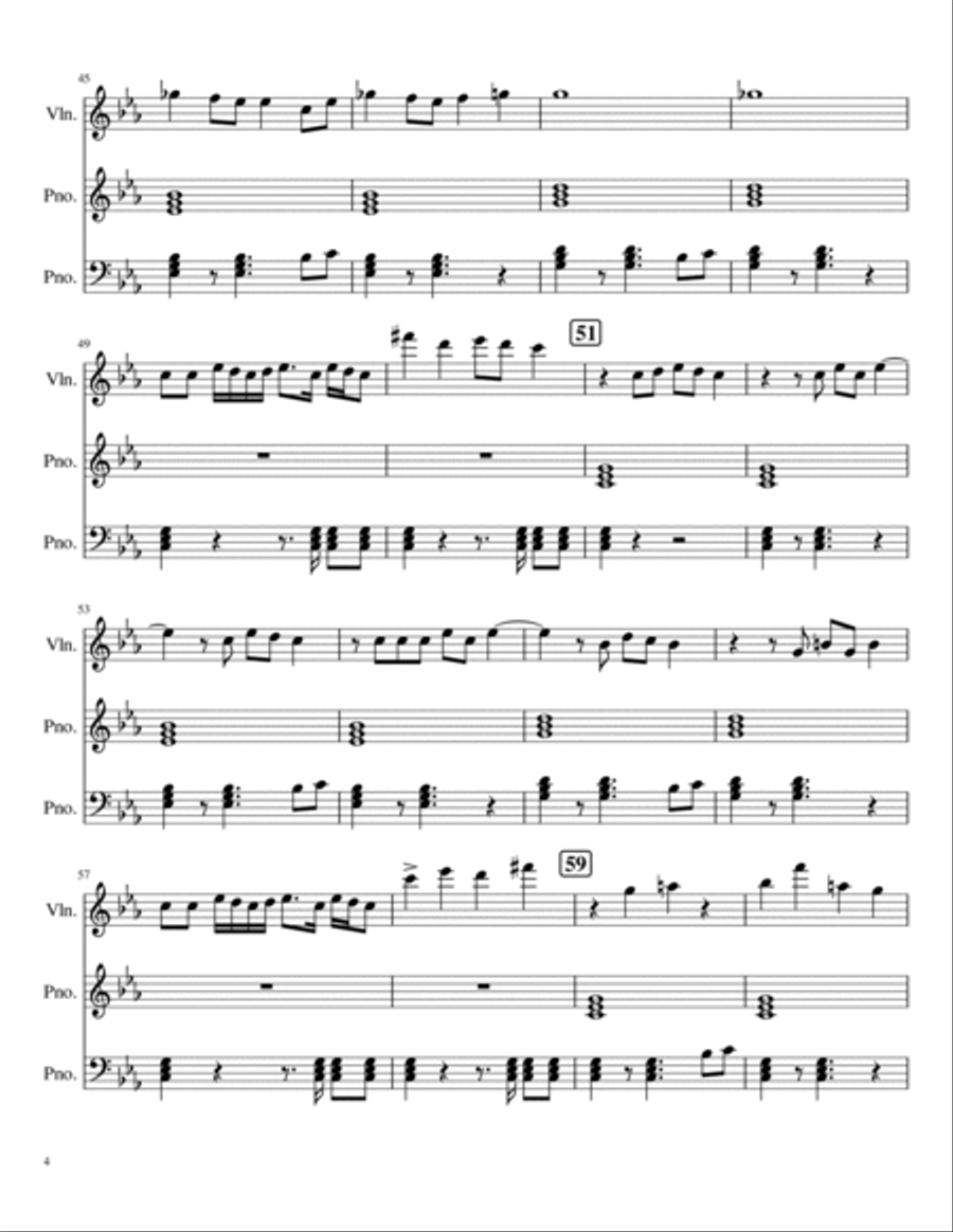 Toxic Violin Solo scores gallery preview page 4