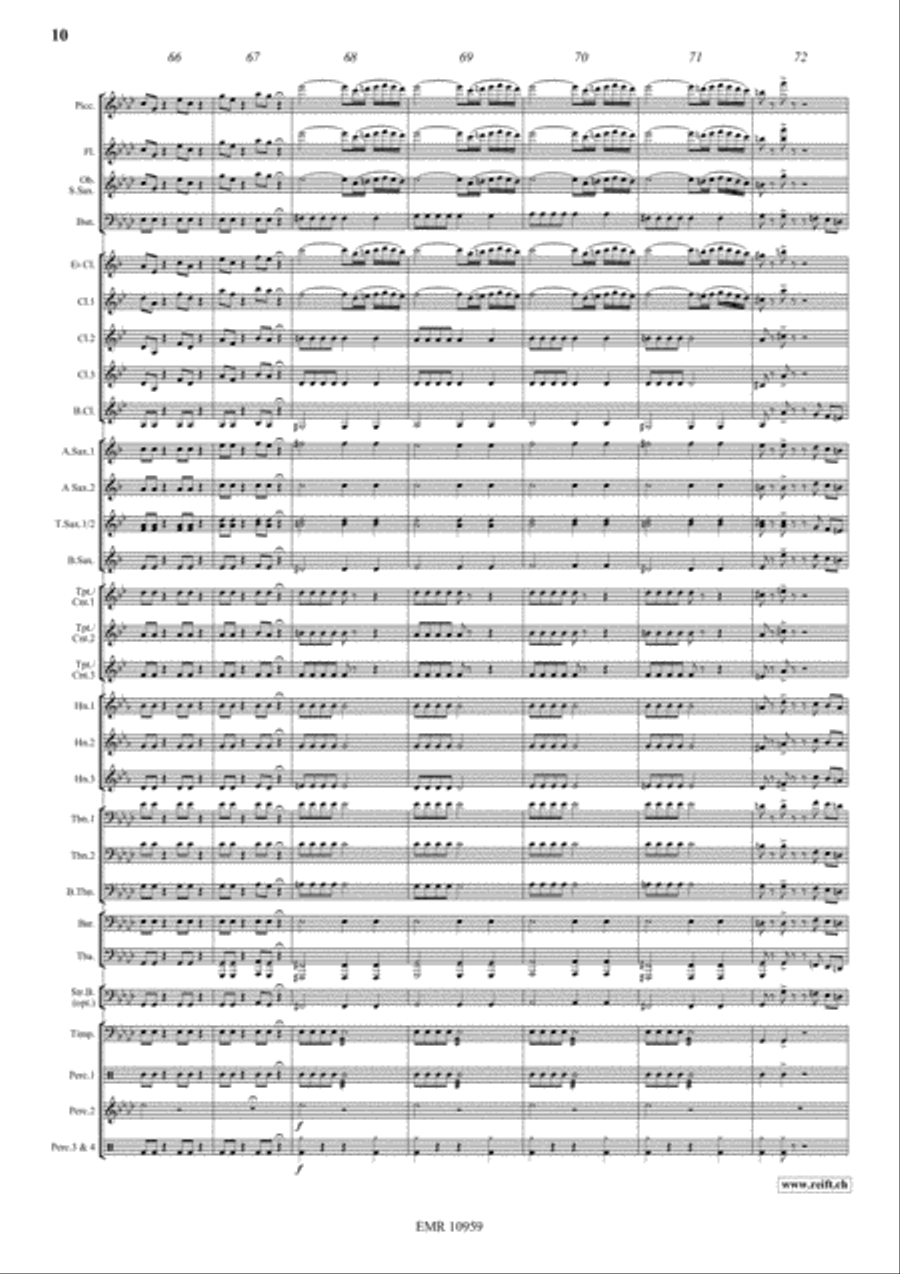 Dichter und Bauer Concert Band scores gallery preview page 13