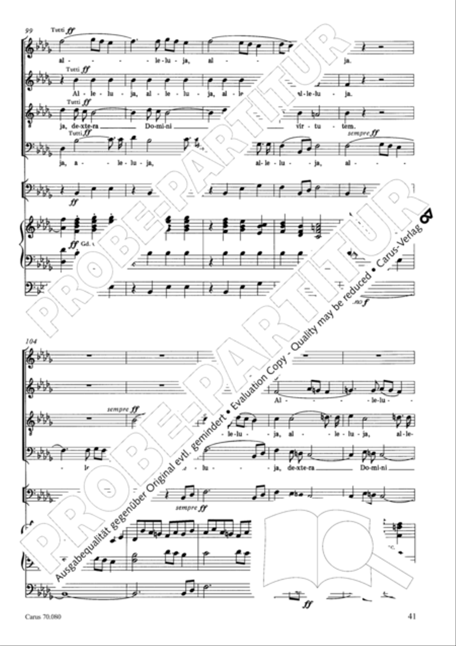 Five Short Sacred Compositions (Funf kleinere Kirchenwerke) Score scores gallery preview page 55