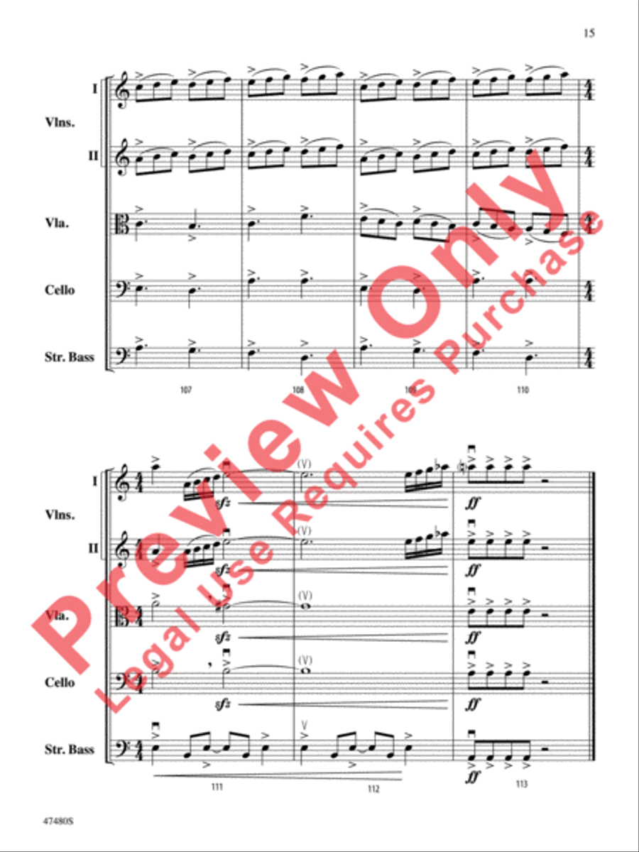 Primal Strings String Orchestra scores gallery preview page 16