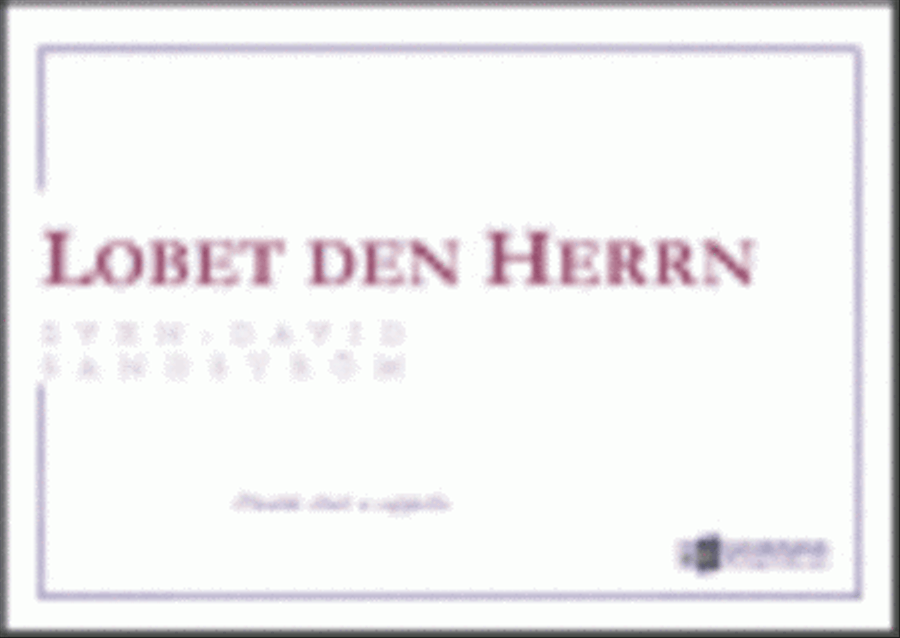Lobet den Herrn 4-Part scores gallery preview page 1