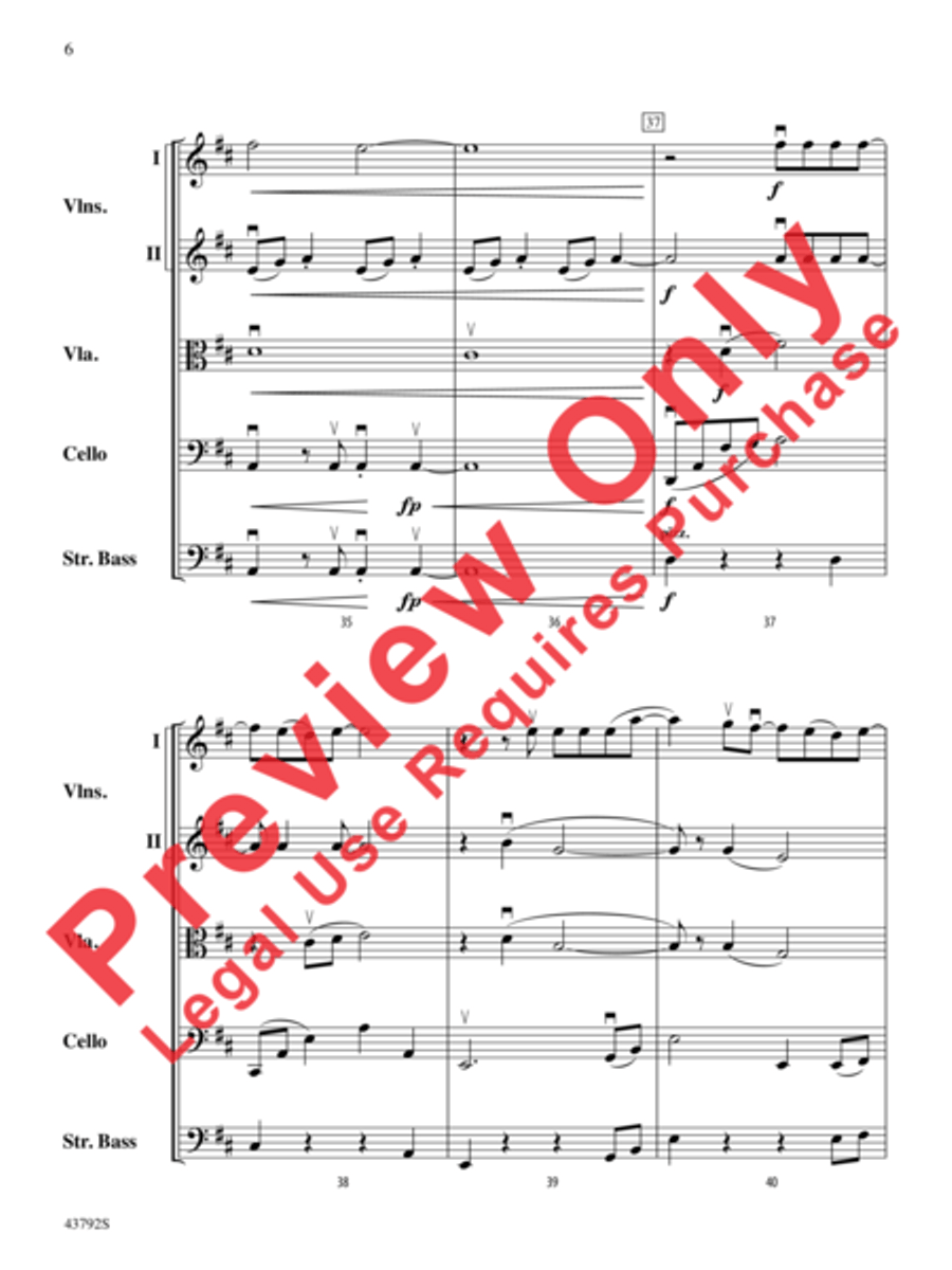 I Don't Want to Miss a Thing String Orchestra scores gallery preview page 25
