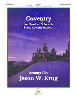 Book cover for Coventry (for handbell solo with piano accompaniment)