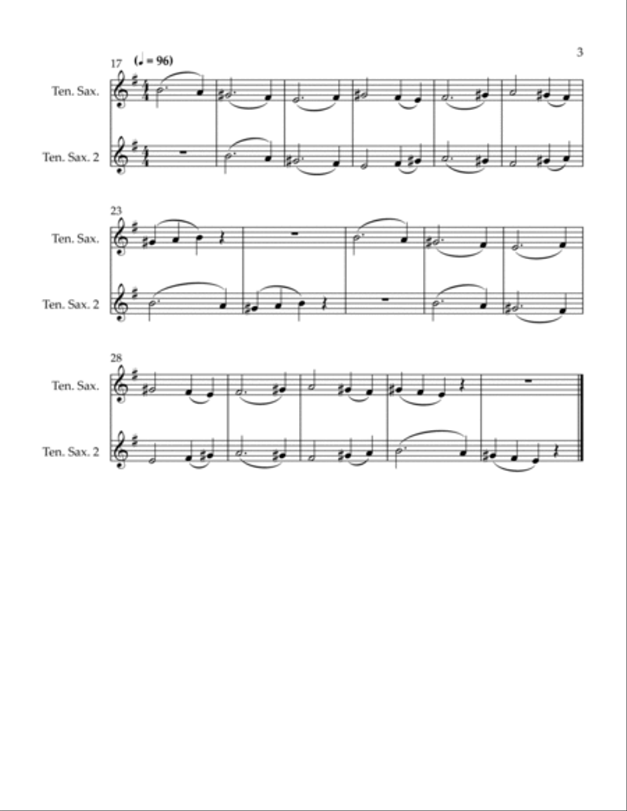 3 Conversations 3 Conversations Woodwind Duet scores gallery preview page 3