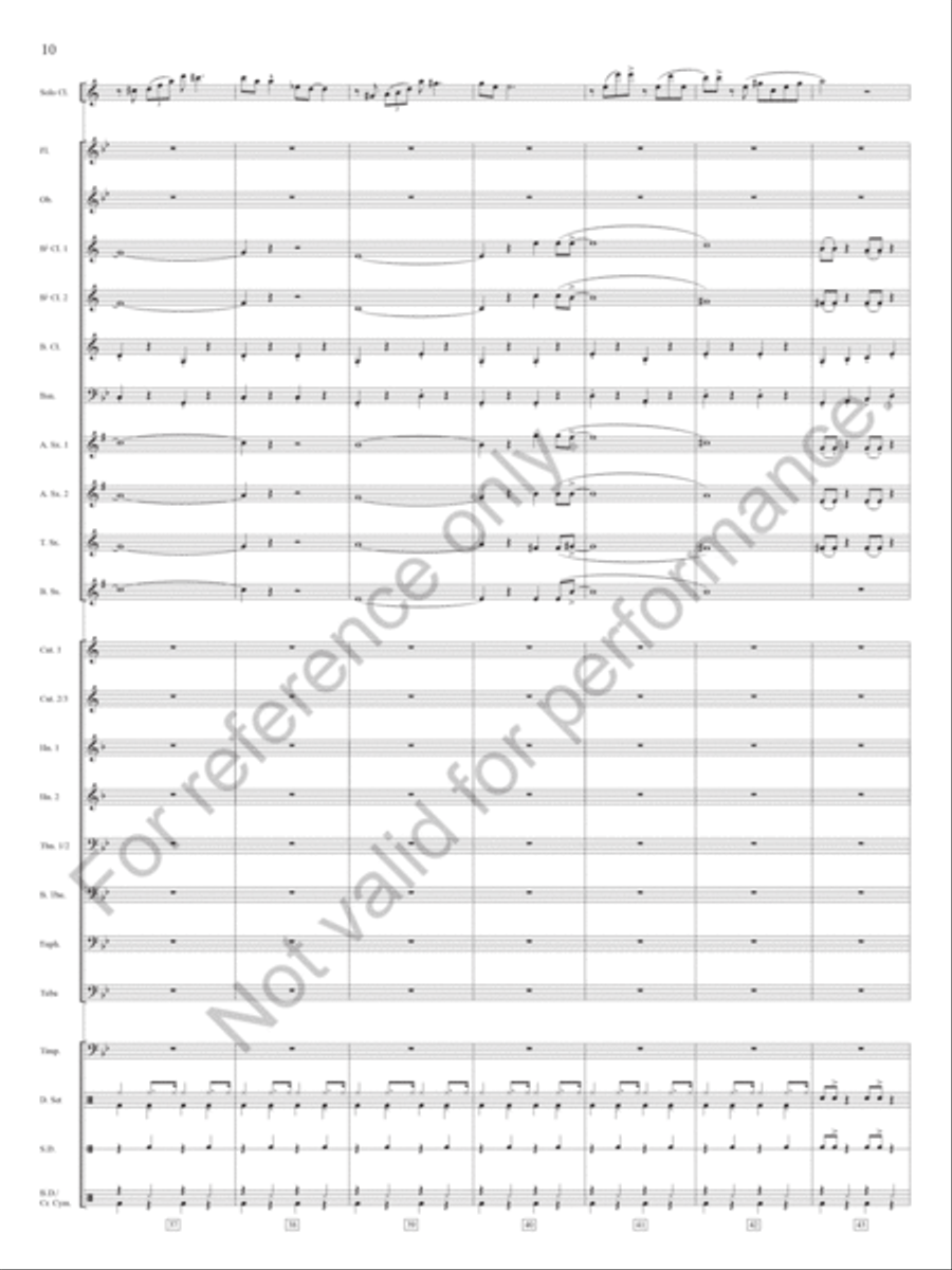 Dark Eyes Dark Eyes Concert Band scores gallery preview page 11