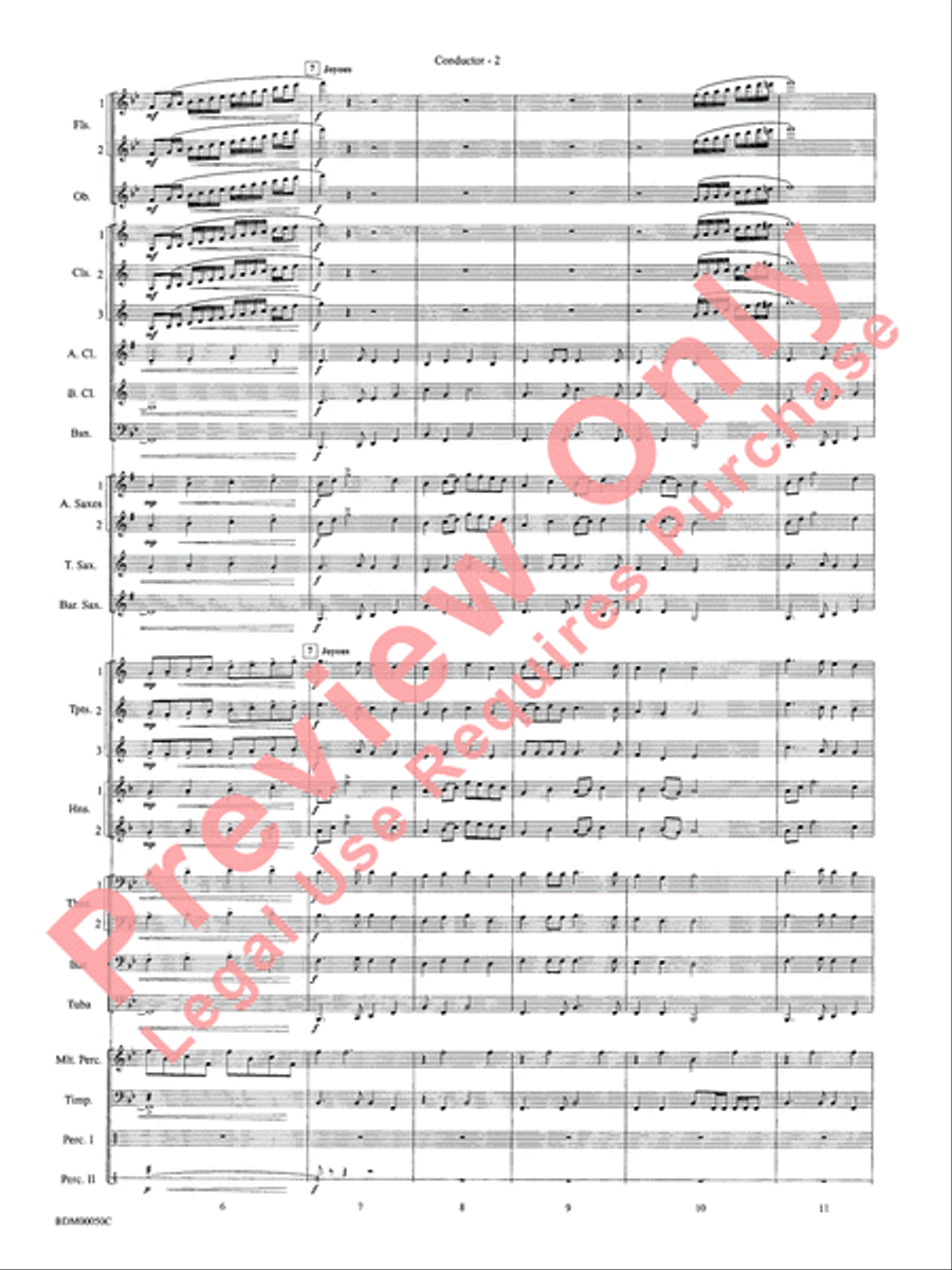Christmas in the Round Christmas in the Round Concert Band scores gallery preview page 5