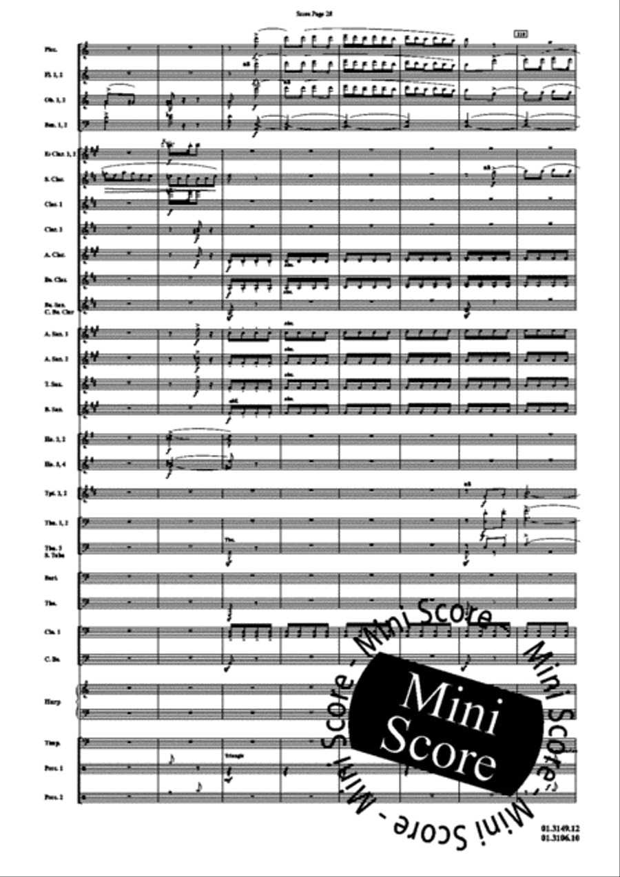 Scheherazade Concert Band scores gallery preview page 200