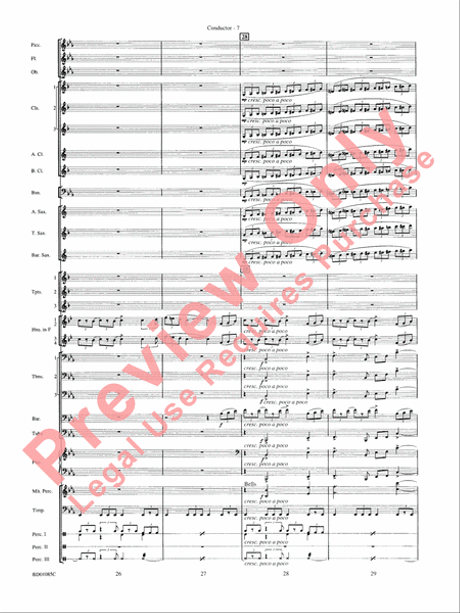 The Ascension Concert Band scores gallery preview page 10