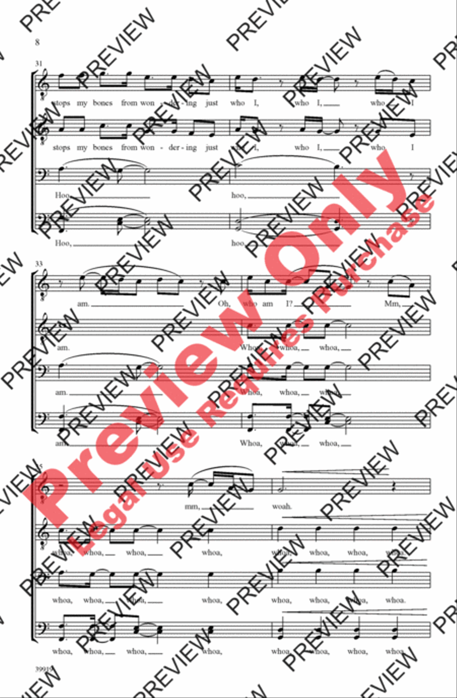 Some Nights Men's Choir scores gallery preview page 8