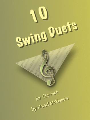 Book cover for 10 Swing Duets for Clarinet