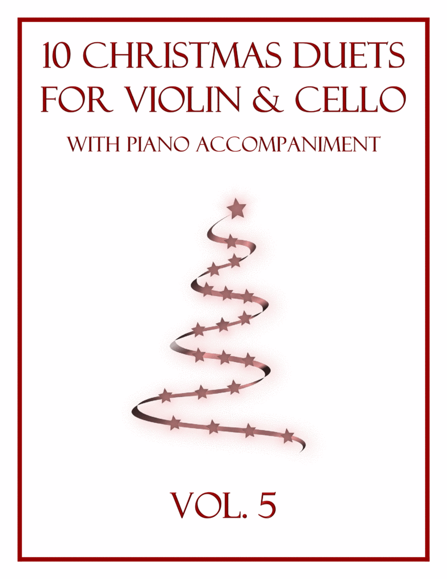 10 Christmas Duets for Violin and Cello with Piano Accompaniment (Vol. 5) image number null