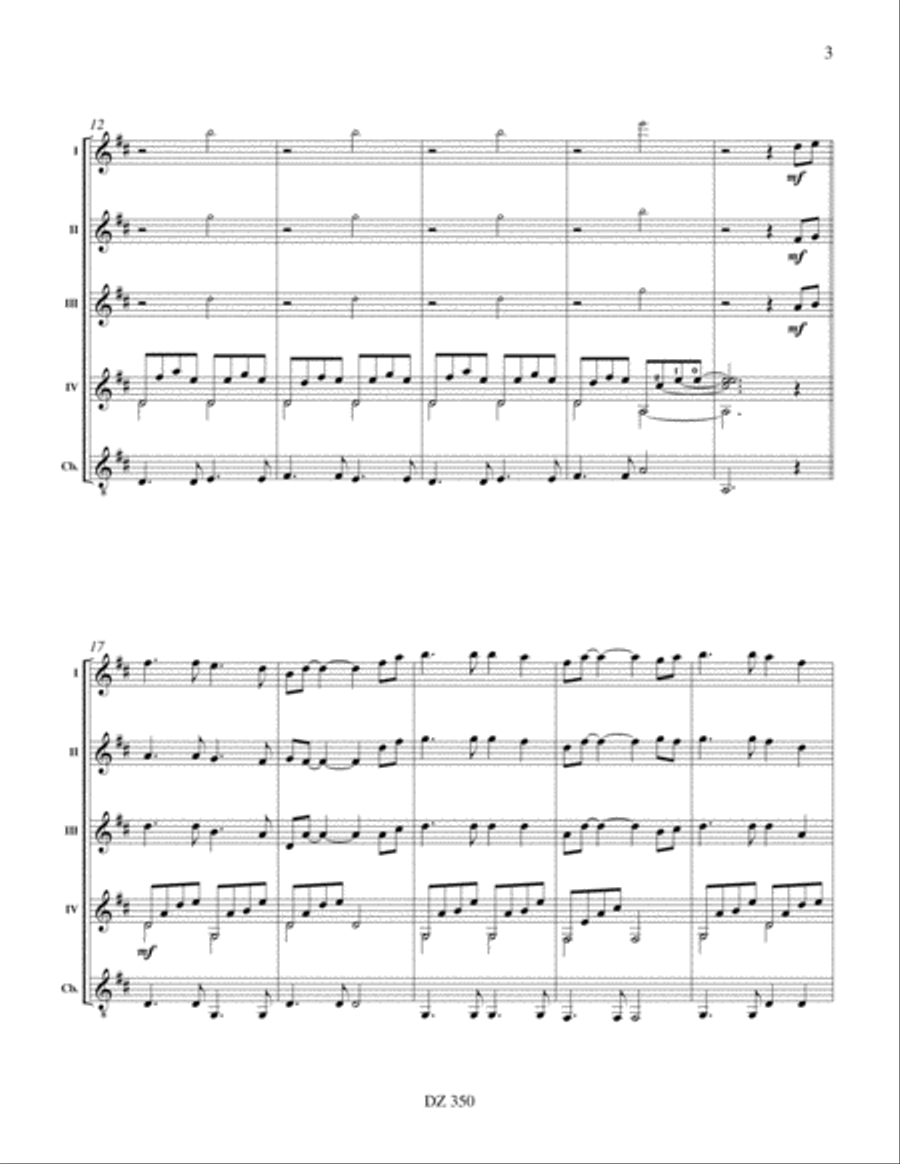 Wild Mountain Thyme Wild Mountain Thyme Guitar Ensemble scores gallery preview page 2