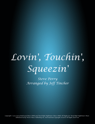 Book cover for Lovin', Touchin', Squeezin'