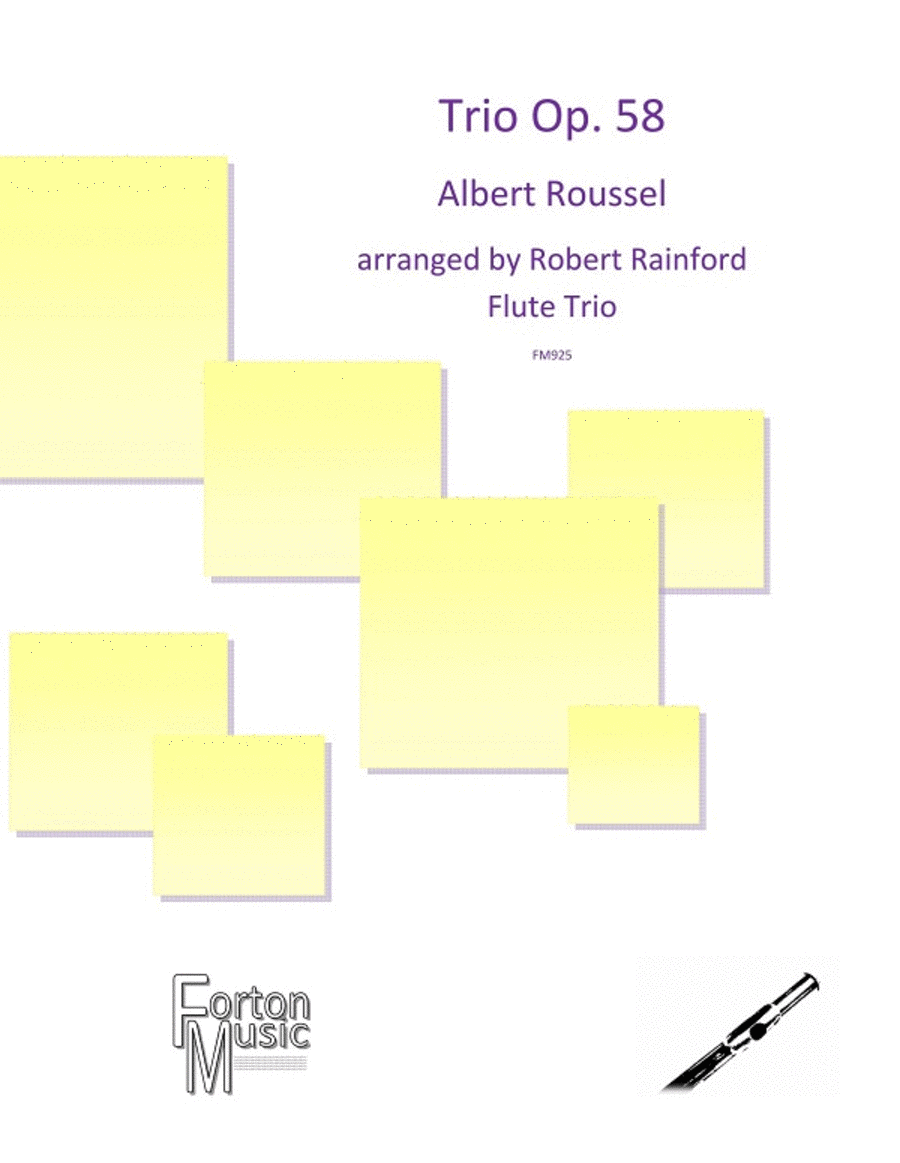 Trio Op. 58 Flute Trio scores gallery preview page 1